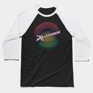 retro vintage circle Macklemore Baseball T-Shirt